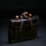 Real Leather Portfolio Laptop Bag Gift For Men, thumbnail 3 of 11