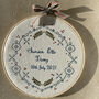 Embroidered Name Hoop Dots, thumbnail 3 of 7
