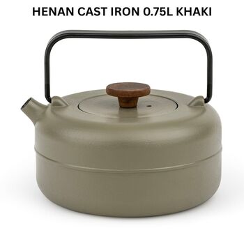 Cast Iron Teapot 750ml With Stainless Steel Fine Filter, 3 of 9