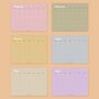 2023 Pastels Minimalist Calendar | A4 Calendar, thumbnail 5 of 8