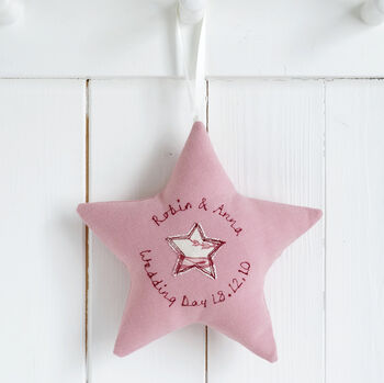 Personalised Embroidered Hanging Star Gift For Any Occasion, 7 of 12
