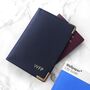 Personalised Luxury Leather Passport Cover, thumbnail 7 of 7