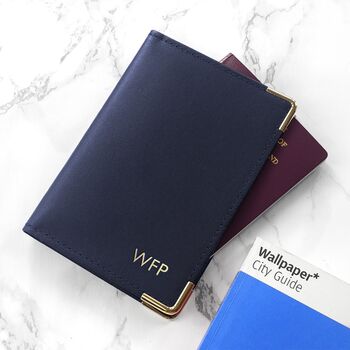 Personalised Luxury Leather Passport Cover, 7 of 7