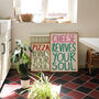 Cheese Revives Your Soul Funny Kitchen Print, thumbnail 3 of 9