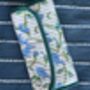 Quilted Block Print Toiletry Roll Up Pouch: Travel Kit, thumbnail 11 of 11