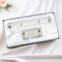 Personalised Its A Girl Silver Plated Certificate Holder, thumbnail 1 of 4