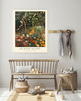 Gustav Klimt Garden Art Print, 3 of 3
