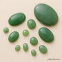 Personalised Sterling Silver Green Aventurine Locket, thumbnail 4 of 9