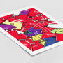 Bristol City Football Shirt Mash Up Print, thumbnail 3 of 3