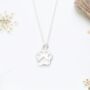 Sterling Silver Paw Print Necklace, thumbnail 1 of 5