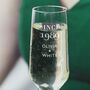 Personalised 'Since' Birthday Champagne Flute, thumbnail 2 of 6