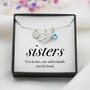 Gift For Sister, Sister Infinite Bond Necklace, thumbnail 1 of 6