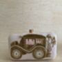 Doli Car Pink Handcrafted Rectangular Clutch Bag, thumbnail 2 of 10