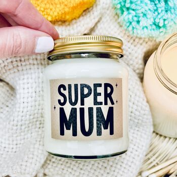 Super Mum Candle Gift For A Brilliant Mum, 2 of 7