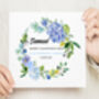 Floral Wreath Valentines Day Card, thumbnail 2 of 2
