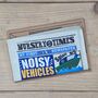 Crinkly Cloth Baby Newspaper Book Noisy Vehicles, thumbnail 3 of 3
