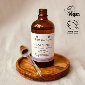 Calming Nourishing Aromatherapy Body Oil, 2 of 4