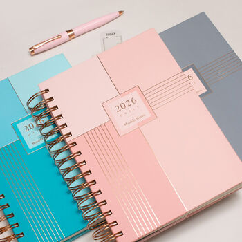 2026 Diary Matilda Myres A5 Day A Page Wiro Personalised, 2 of 12