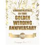 50th Golden Wedding Anniversary Champagne, thumbnail 2 of 5