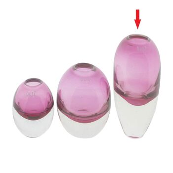 Ball Vase Hoola Fuchsia Colour By Dut Z, 5 of 7