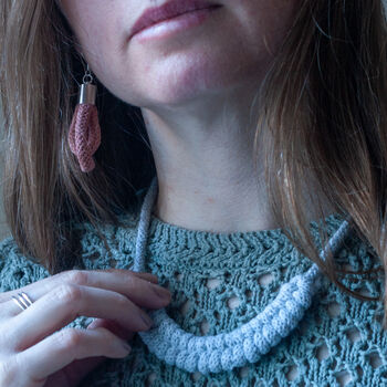 Macrame Statement Necklace, 2 of 12