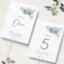 Wedding Table Numbers And Table Names Succulent Design, thumbnail 1 of 4