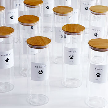 Personalised Pet Food And Treat Storage Jar, 8 of 8