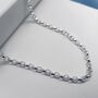 Sterling Silver Belcher Chain Necklace 2.5mm, thumbnail 2 of 7