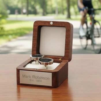 Personalised Cycling Tyre Cufflinks, 6 of 9