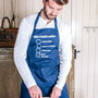 Personalised His Favourite Dishes Apron, thumbnail 1 of 7