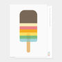 Rainbow Striped Lolly Print, thumbnail 8 of 8