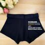 Christmas Boxers Personalised Funny Xmas Gifts For Him, thumbnail 6 of 6