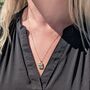 The Rectangle Dalmatian Jasper Necklace, thumbnail 6 of 9