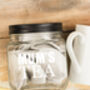 Personalised Tea Or Coffee Glass Jar, thumbnail 3 of 6