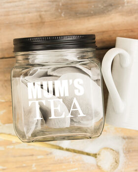 Personalised Tea Or Coffee Glass Jar, 3 of 6