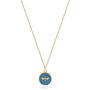Small Bee Enamel Necklace Gold Vermeil, thumbnail 2 of 6