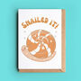 Snailed It! Congratulations Card, thumbnail 1 of 2