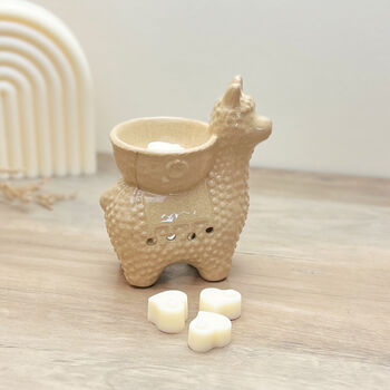 Llama And Alpaca Wax Burner Gift Set With Wax Melts, 7 of 9