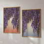'Wisteria And Moon' Art Print, Unframed, thumbnail 2 of 3