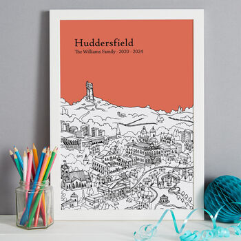 Personalised Huddersfield Print, 6 of 9