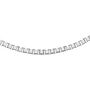 Mens Sterling Silver Light Box Chain Necklace, thumbnail 5 of 10