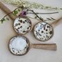 Handmade Pottery Brown/ Cream Textural Spoon, thumbnail 1 of 8