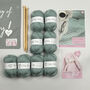Nyssa Blanket Knitting Kit, thumbnail 3 of 7