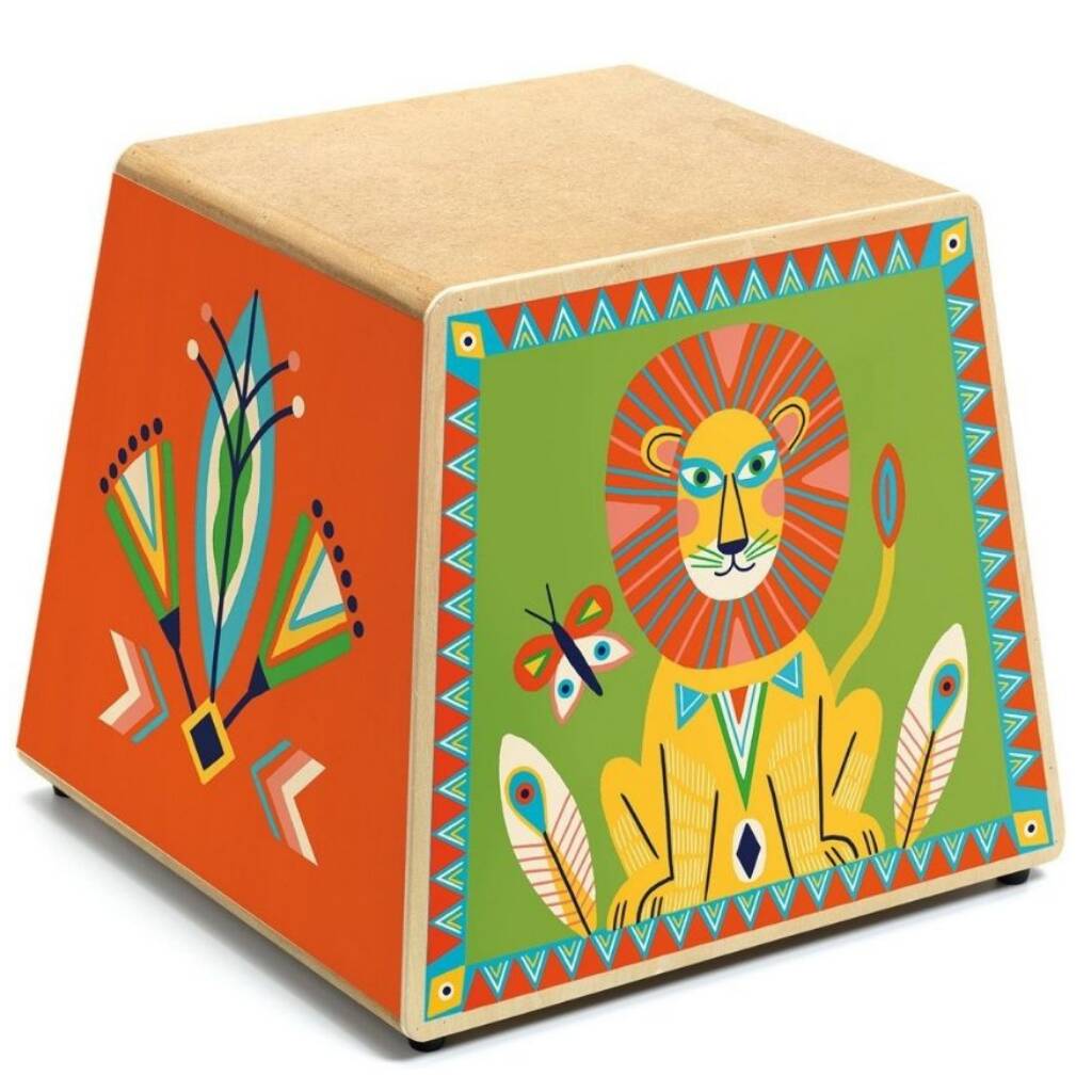 Image of Colourful Kids Cajon Drum