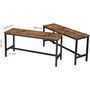 Set Of Two Industrial Table Benches, thumbnail 7 of 7