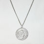 Sparkly Spiral Pendant Necklace, thumbnail 3 of 5