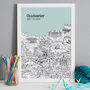 Personalised Chichester Print, thumbnail 5 of 10