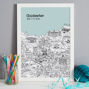 Personalised Chichester Print, 5 of 10