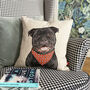 Staffordshire Bull Terrier Cushion Cover, thumbnail 3 of 11