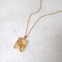 The Rectangle Citrine Necklace, thumbnail 3 of 10